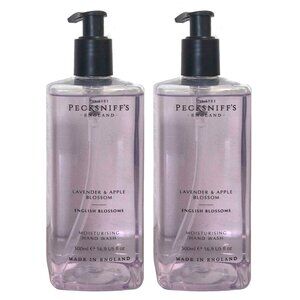 NEW PECKSNIFF'S 2 pc Lavender & Apple Blossom Moisturizeing Hand Wash 16.9 fl oz
